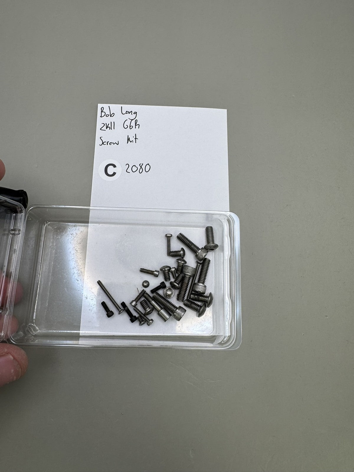 Bob Long 2k11 G6h Screw Kit