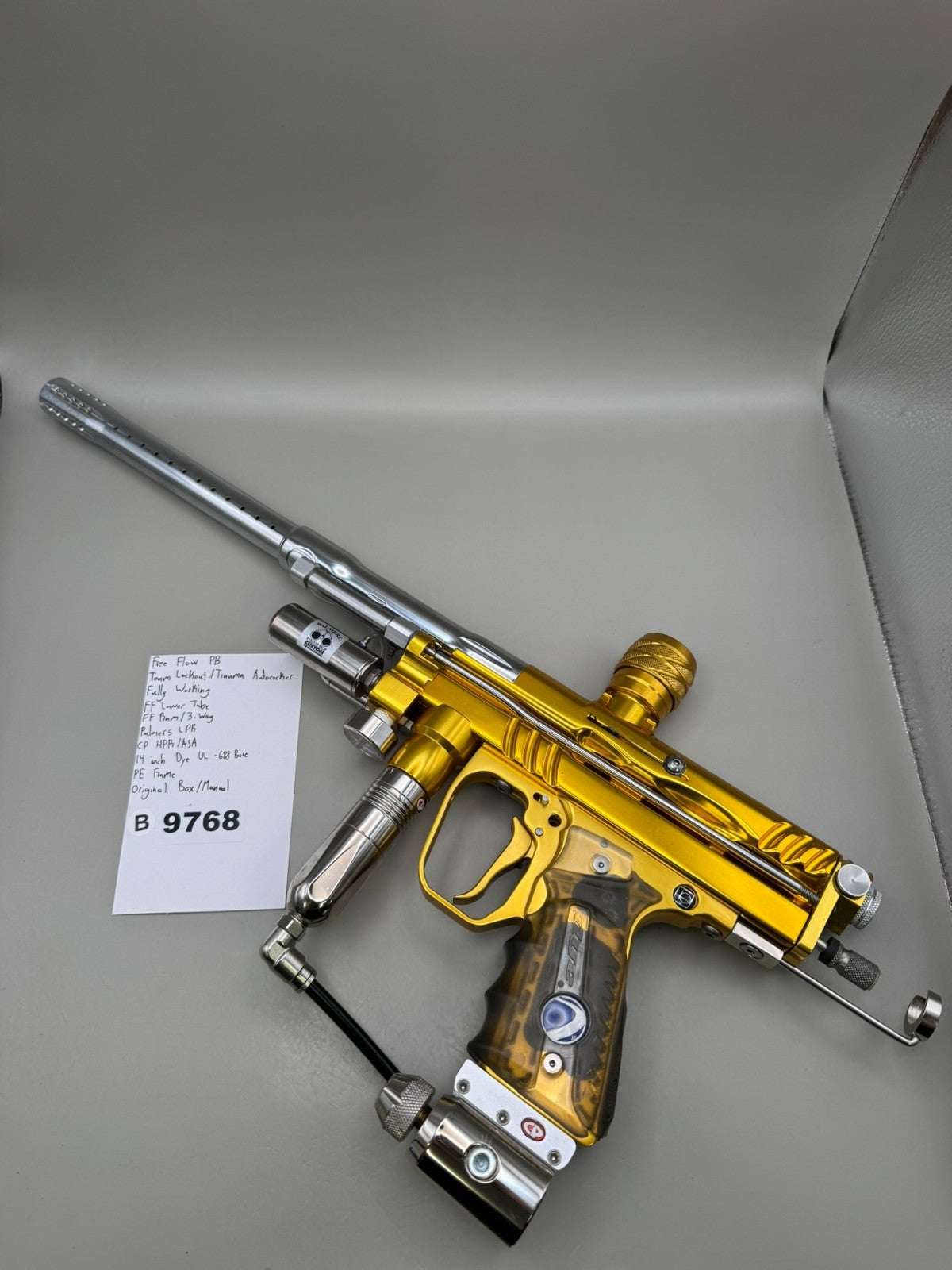 Free Flow PB Team Lockout/Trauma Autococker - Paintball Marker Fully Working