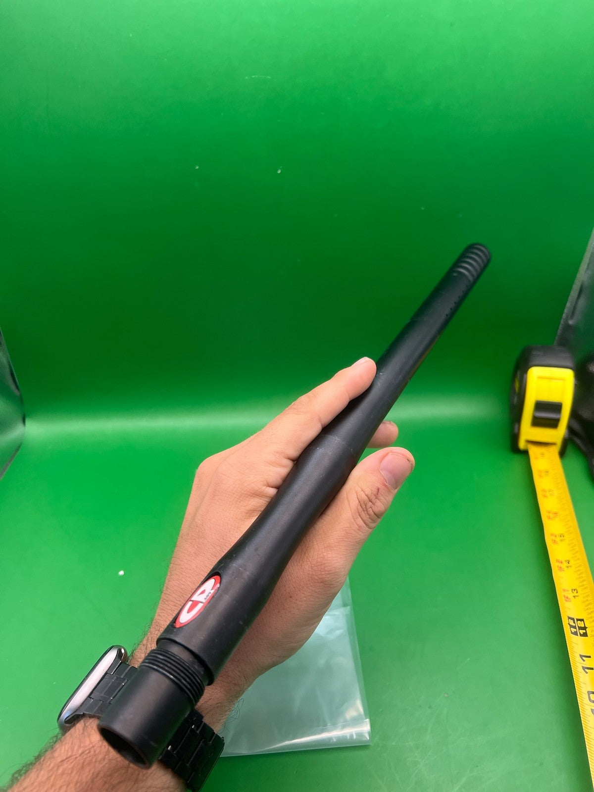 CP Custom Products One Piece Barrel 14" .689 Black - used paintball barrel - black