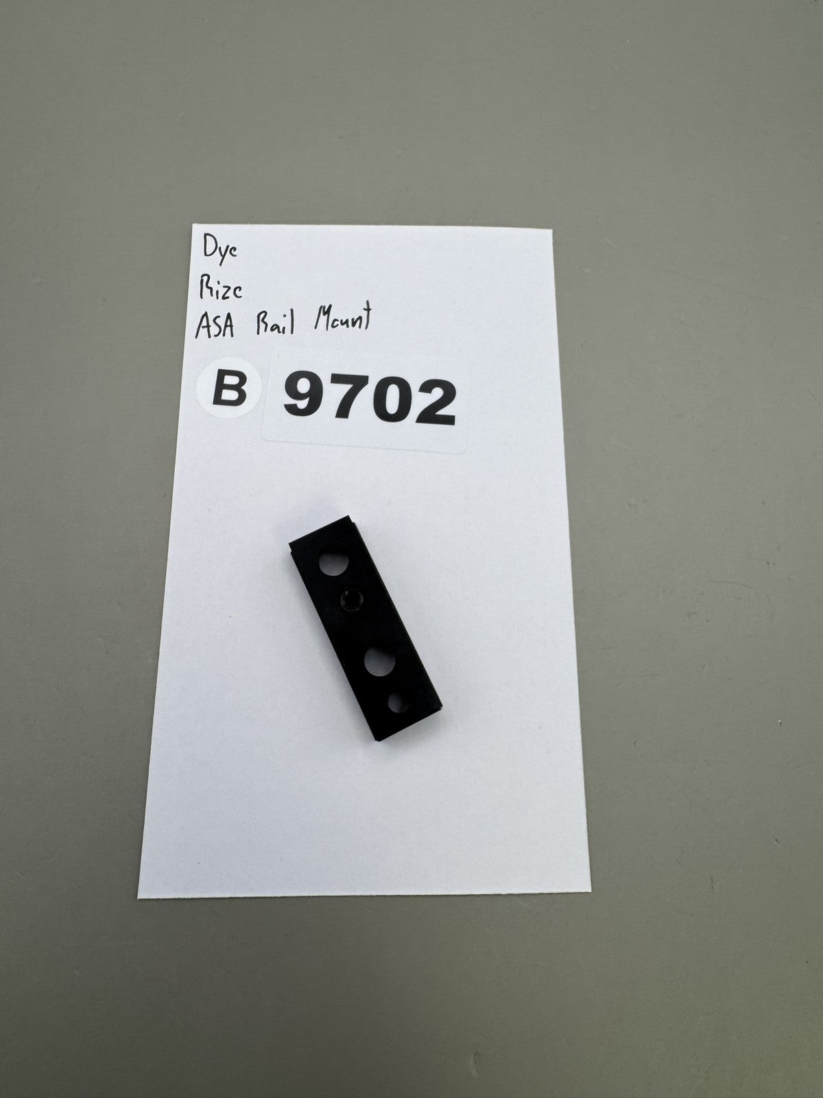 Dye Rize ASA Rail Mount