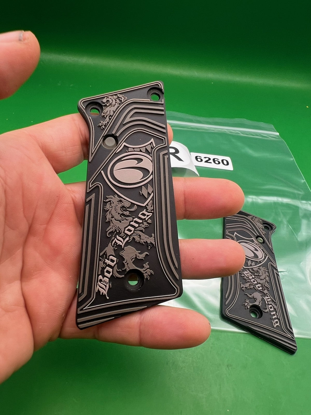 Bob Long Grip Panels Black for Marq