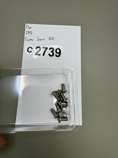 Dye DM6 Paintball Frame Screw X10