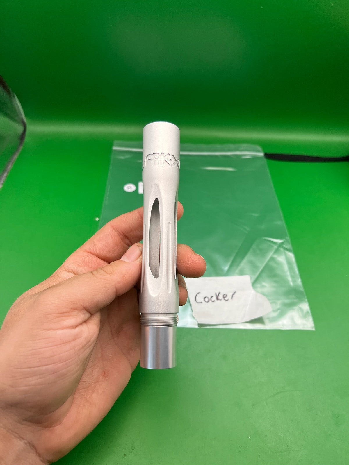 Smart Parts Freak XL Barrel Back Autococker Thread Silver 5" Aluminum
