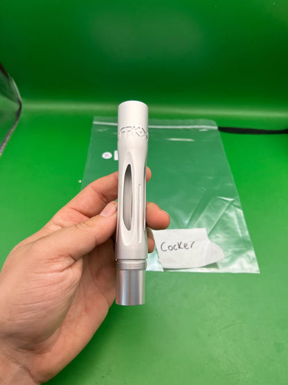 Smart Parts Freak XL Barrel Back Autococker Thread Silver 5" Aluminum