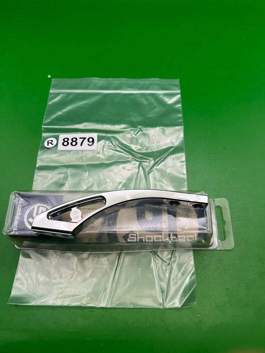 Shocktech ASA Drop Forward Chrome Silver Aluminum Paintball Rail Drop