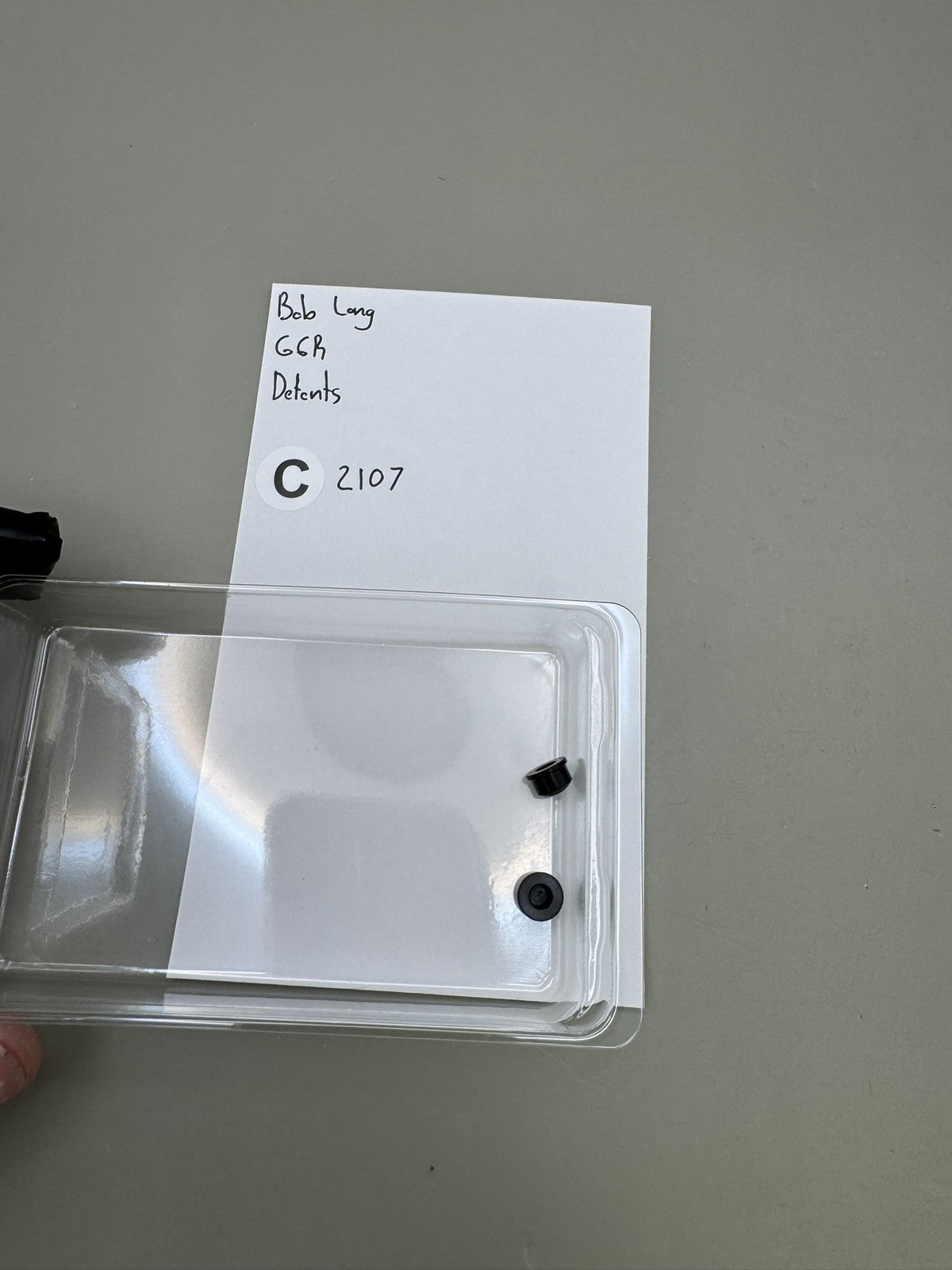 Bob Long G6R Detents