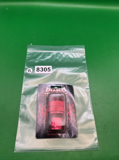 Diablo Paintball Icon Spyder Vertical Vise Clamping Feedneck Red Anodized