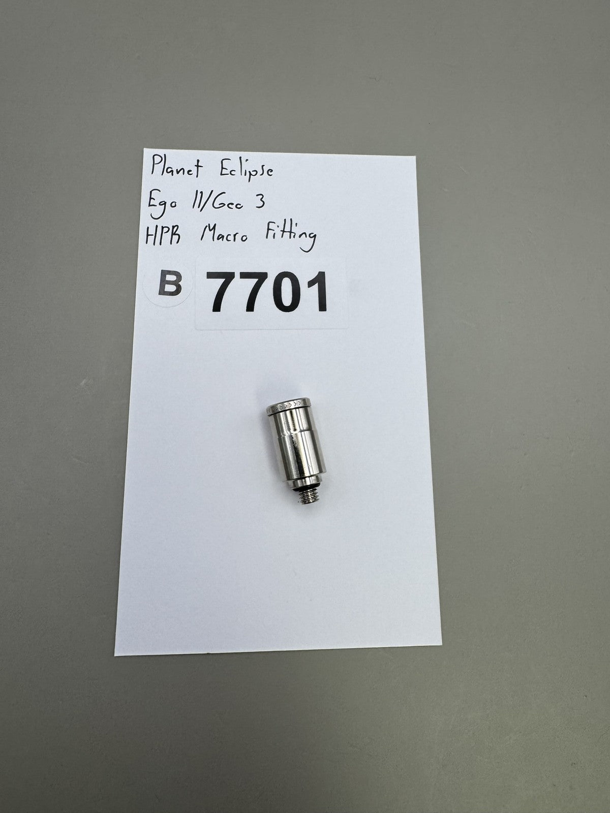 Planet Eclipse Ego 11 Geo 3 HPR Macro Fitting Silver