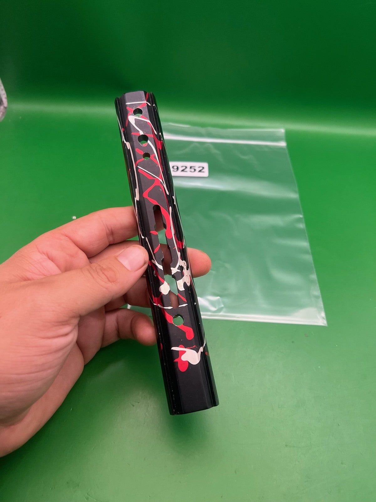 AGD Automag Classic Rail Black Red White Splash Air Gun Designs