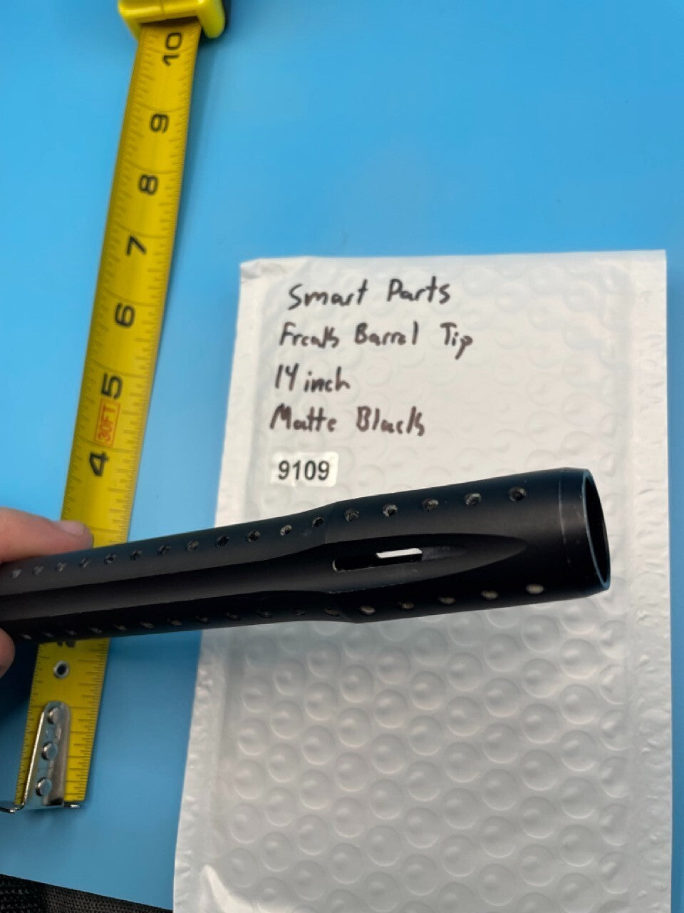 Smart Parts Freak Paintball Barrel Tip 14 inch Matte Black