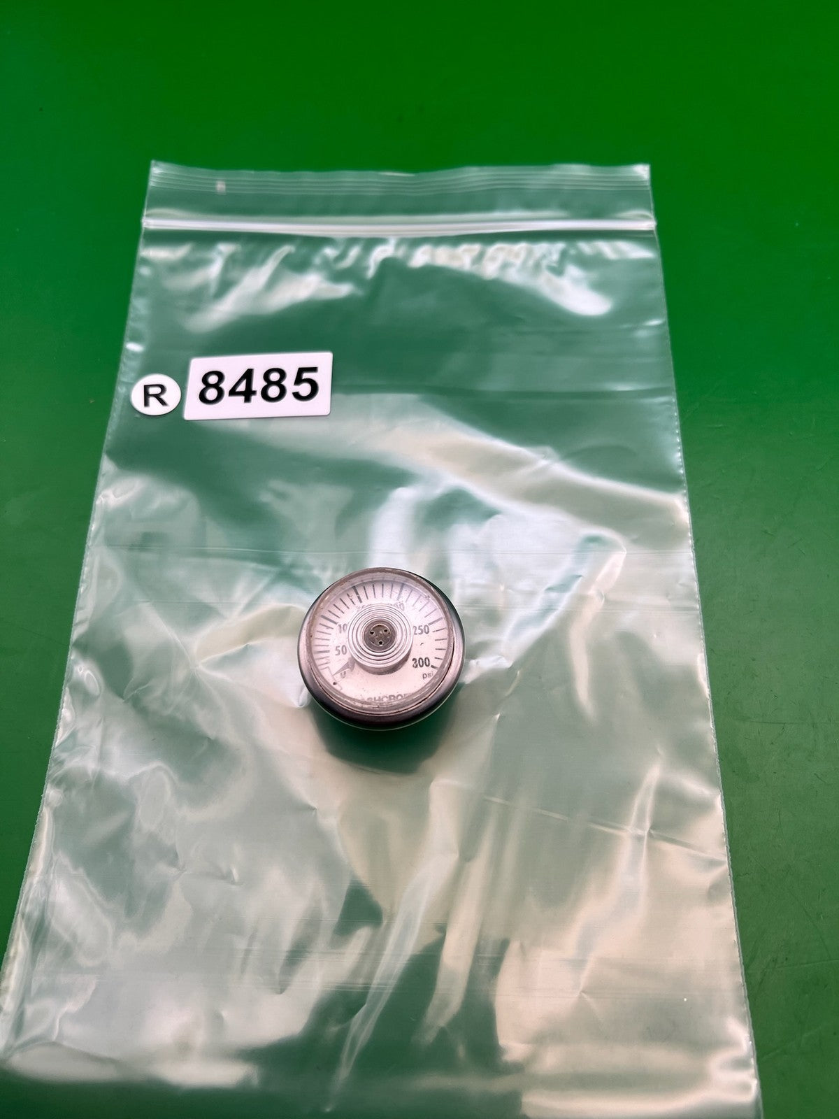 Ashcroft 300 PSI Paintball Inline Regulator Pressure Gauge Silver USA