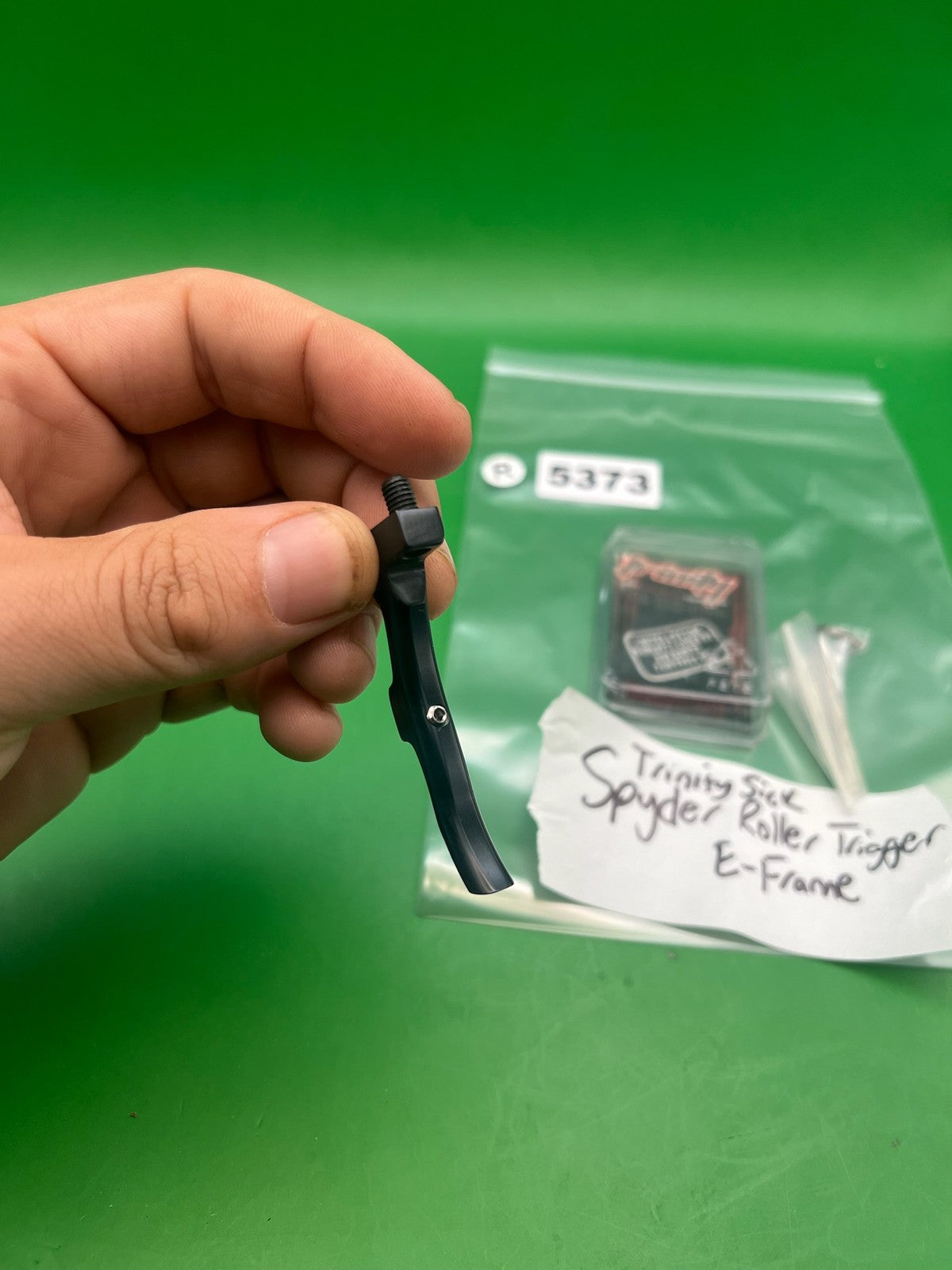 Trinity Sick Spyder E-Frame Roller Trigger Black Aluminum Upgrade