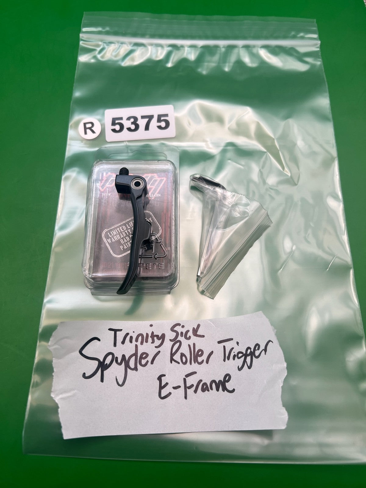 Trinity Sick Spyder E-Frame Roller Trigger Black Aluminum