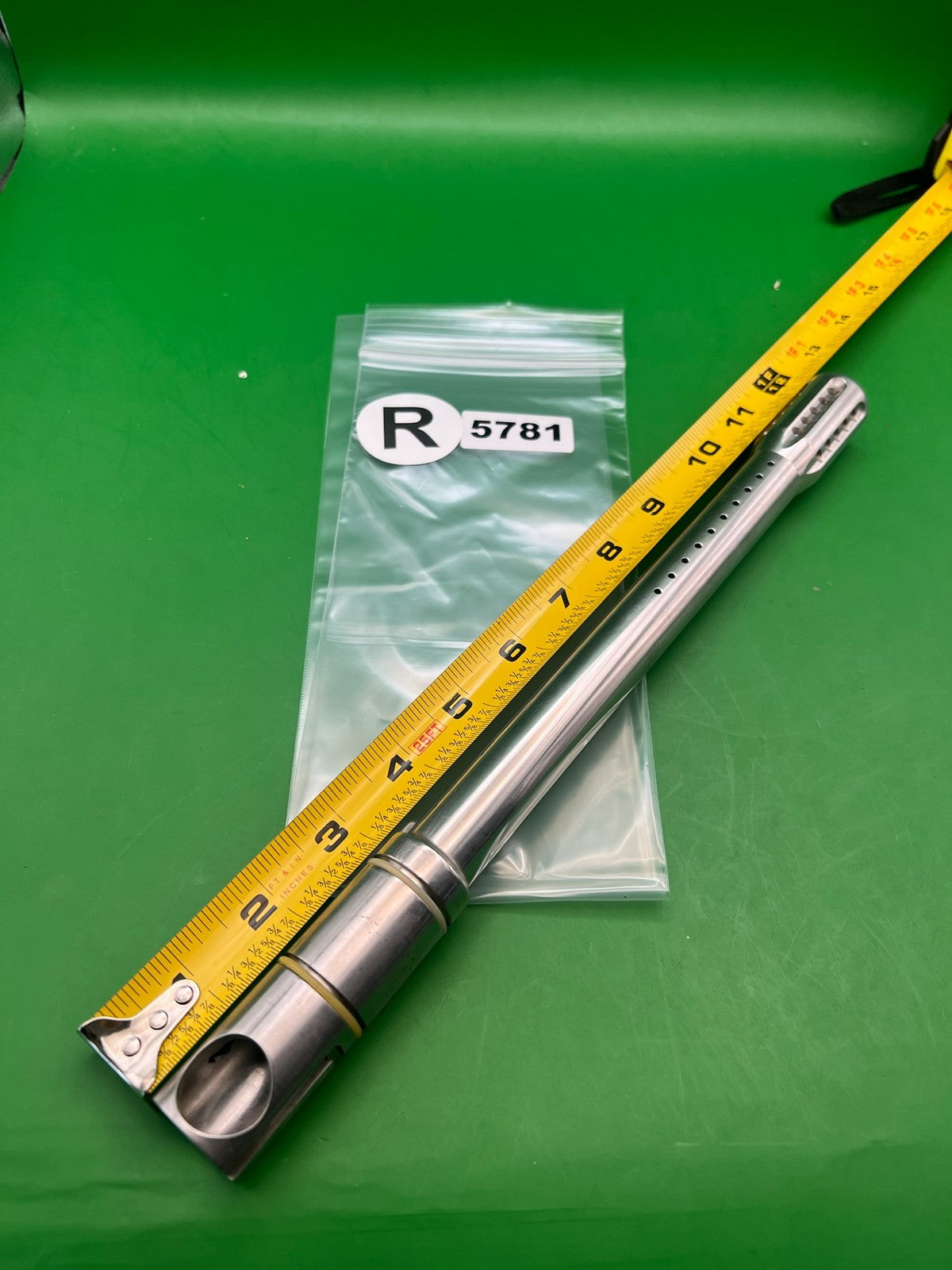 Automag 12" .686 Stainless Steel Dye Barrel - used paintball barrel - silver