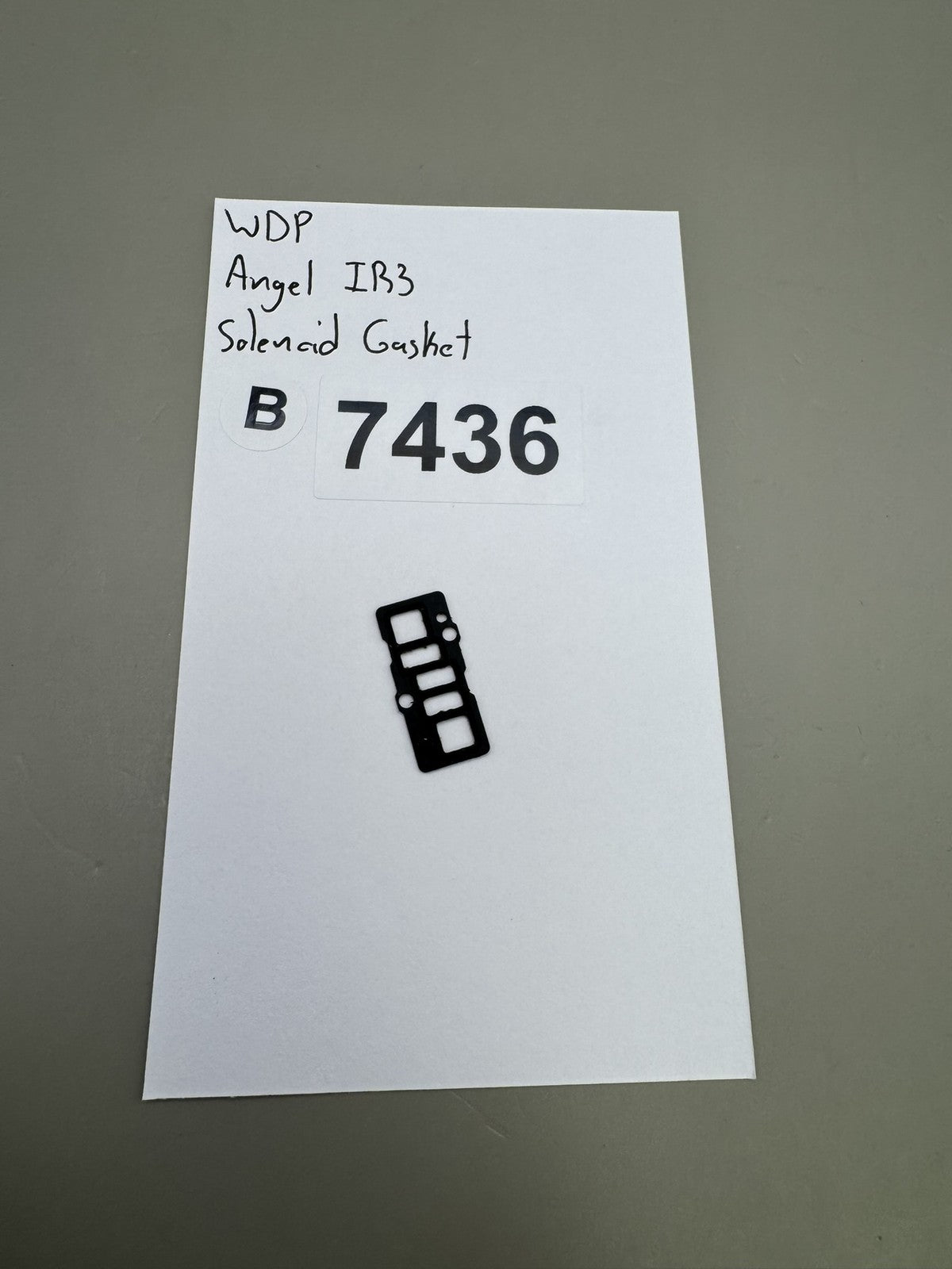 WDP Angel IR3 Solenoid Gasket Black