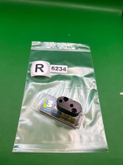 32 Degrees A3 Cool As Ice Trigger Block Spacer Black - used paintball trigger block spacer - black
