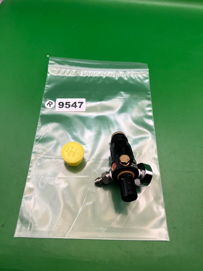 Guerrilla Air Assault HPA Tank Regulator Black 5000 PSI w/ Gauge