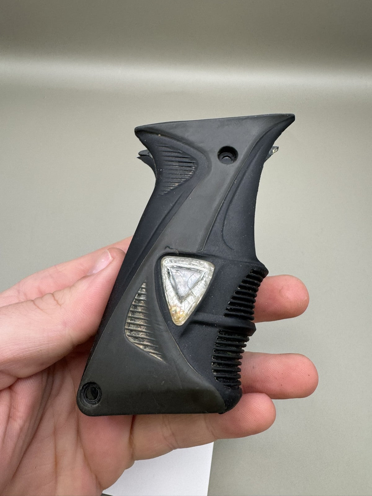 DLX Luxe 1.0/2.0 Grips Black Rubber Paintball Marker Grip Panels