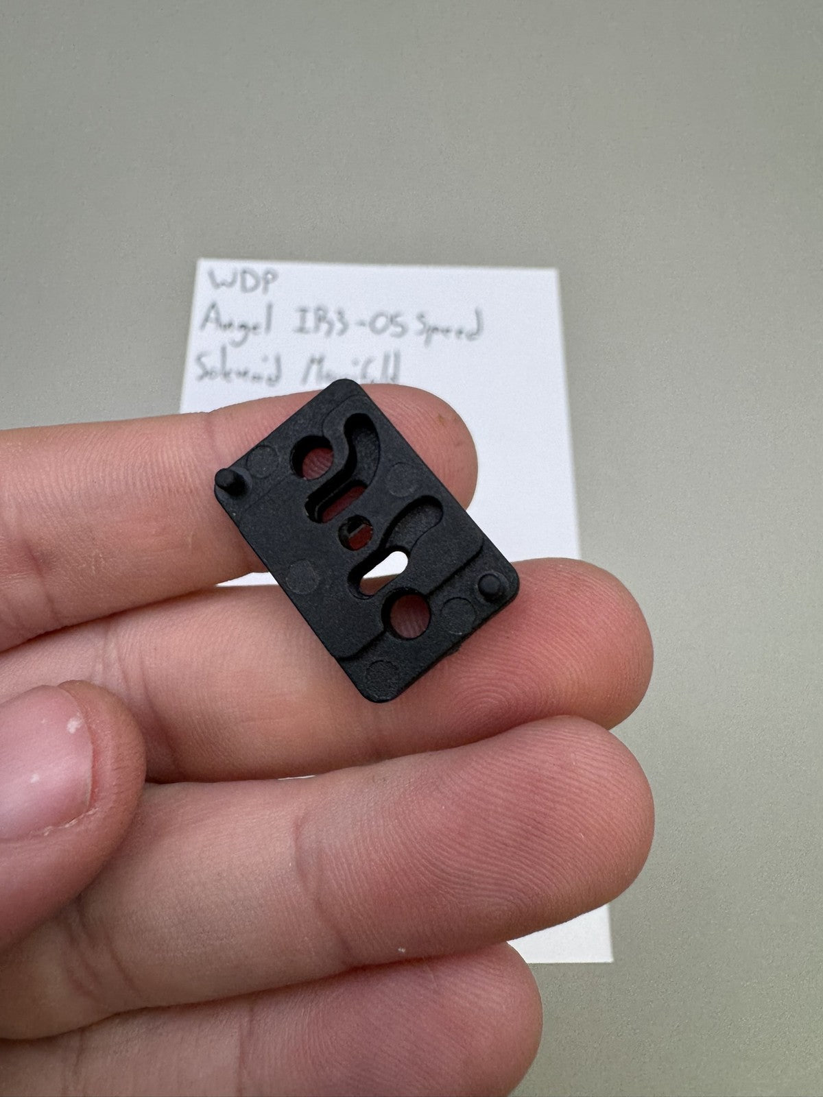 WDP Angel IR3 Speed Solenoid Manifold Black