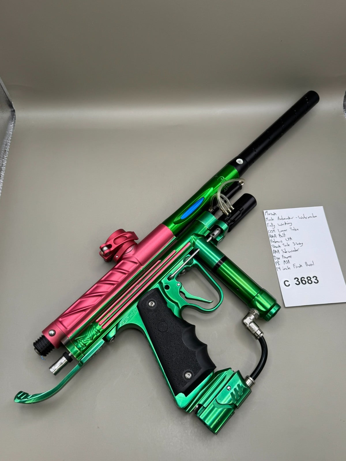 Mozak PB Mech Autococker - Watermelon - Paintball Marker Fully Working