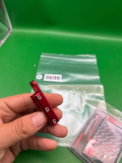 Critical PB ASA Rail Red Aluminum Paintball Marker Accessory
