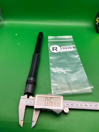 Proto Stock Autococker Barrel - used paintball barrel - black