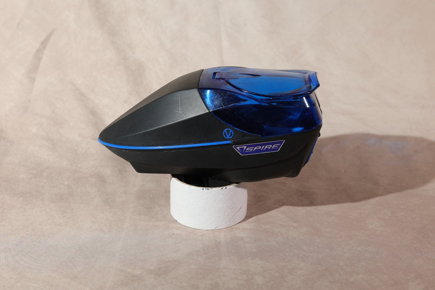 Virtue Spire Paintball Hopper Loader Blue Black Electronic Feeder