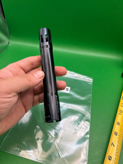 Acculock Barrel Gloss Black - used paintball barrel back - black