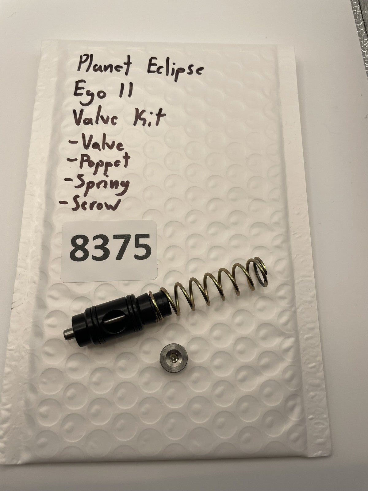 Planet Eclipse Ego 11 Valve Kit -Valve -Poppet -Spring -Scrow