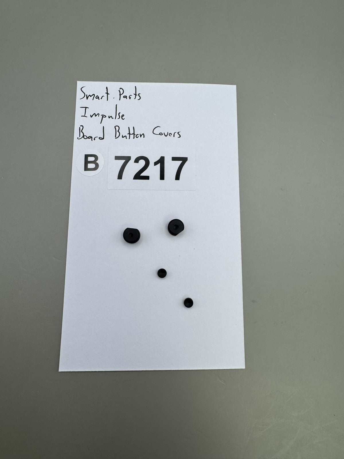 Smart Parts Impulse Board Button Covers Black
