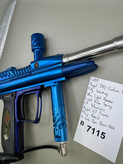 Angel IR3 - Custom Dark Blue Paintball Marker Fully Working
