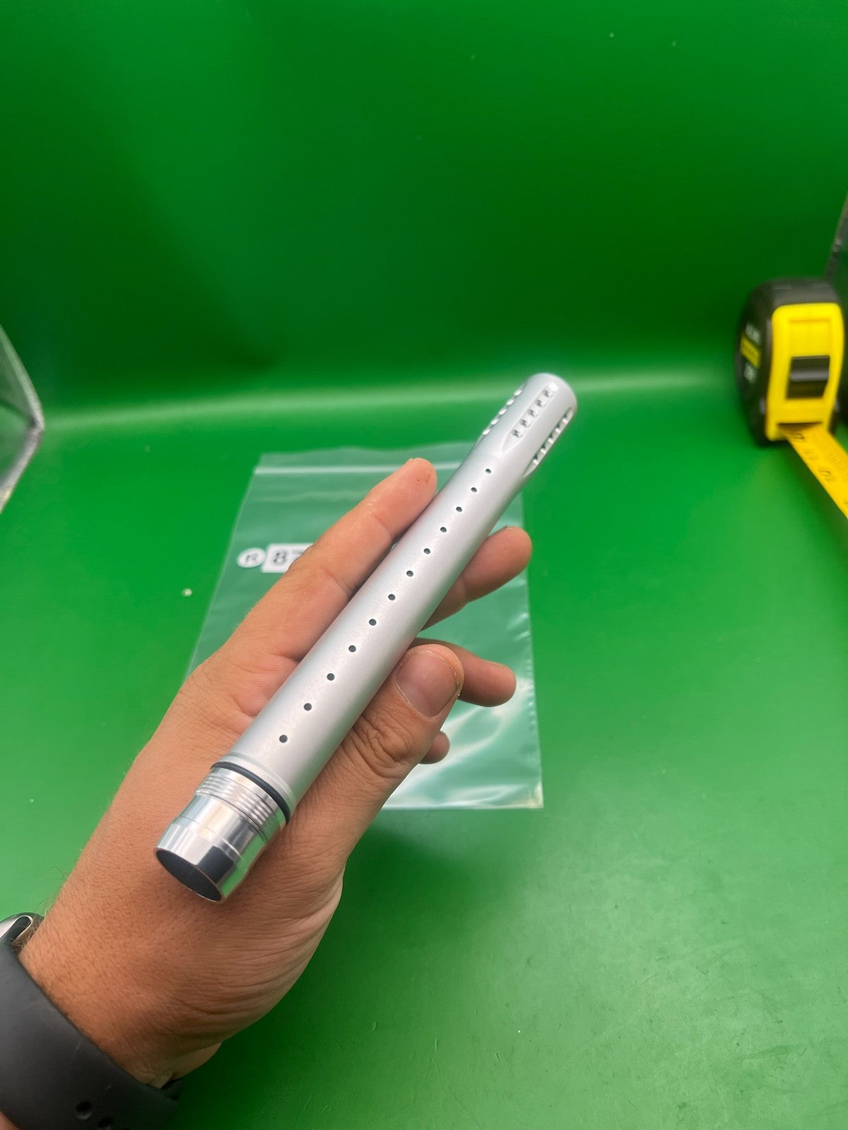 Dye Ultralite UL 14" Front Barrel Tip Satin Silver Dust Aluminum GEO EGO LUXE