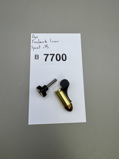 Dye Feedneck Lever Spent .45 Black Gold