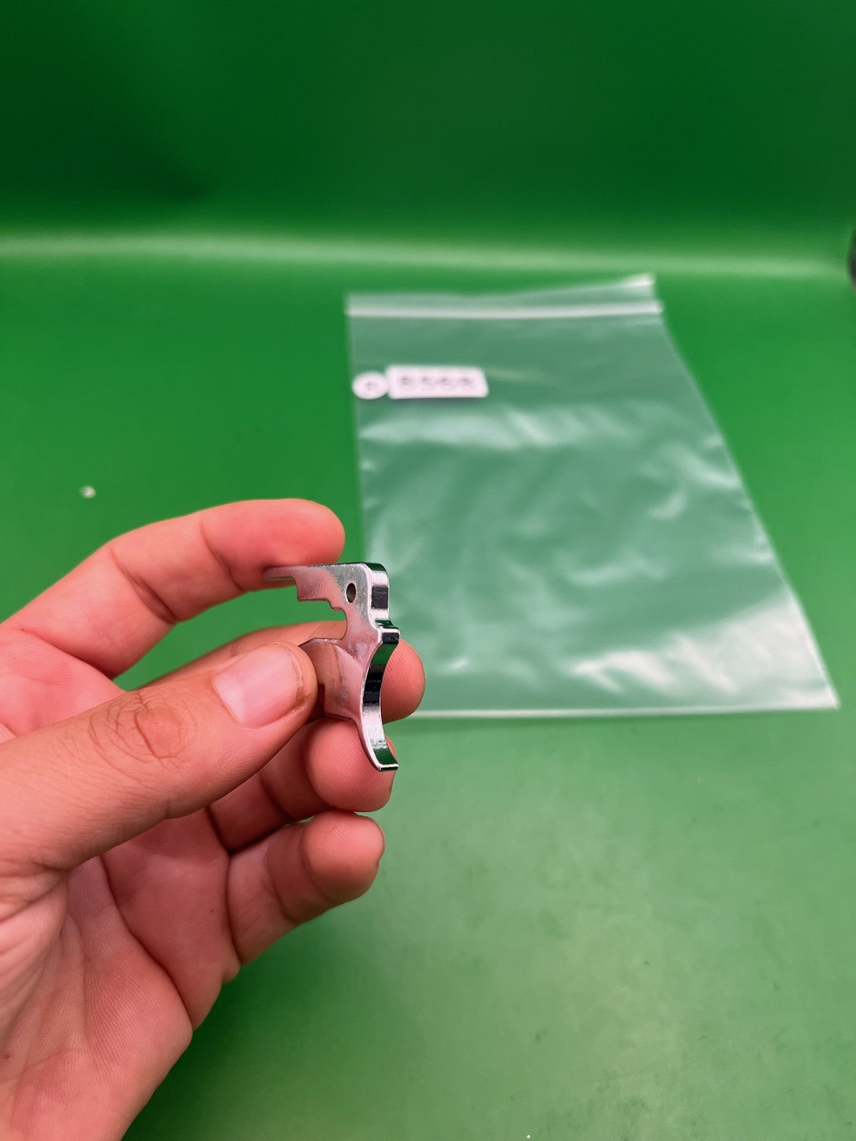 WGP Autococker Slide Trigger Plate Silver Stainless Steel