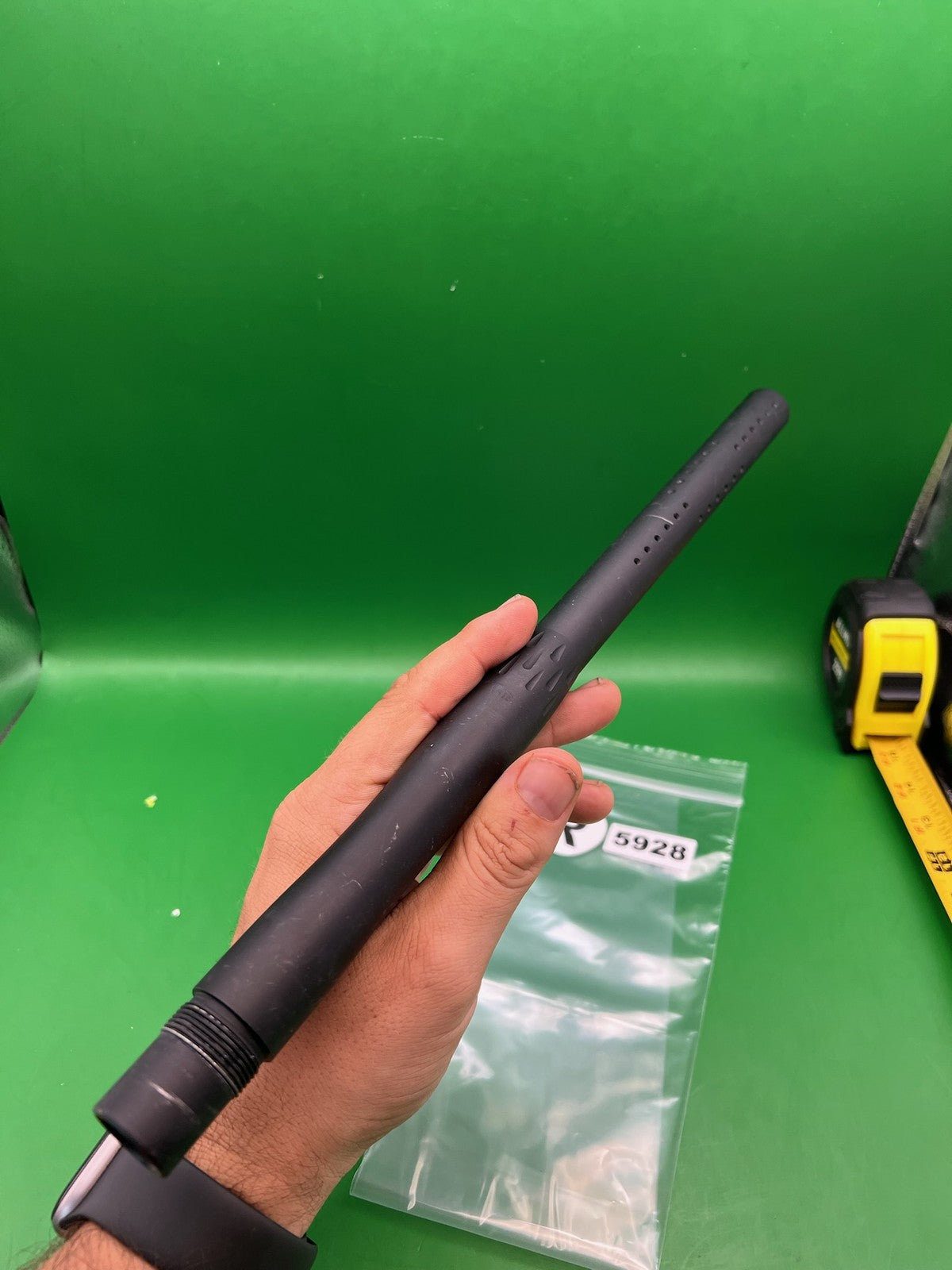 Autococker .688 Barrel - used paintball barrel - black