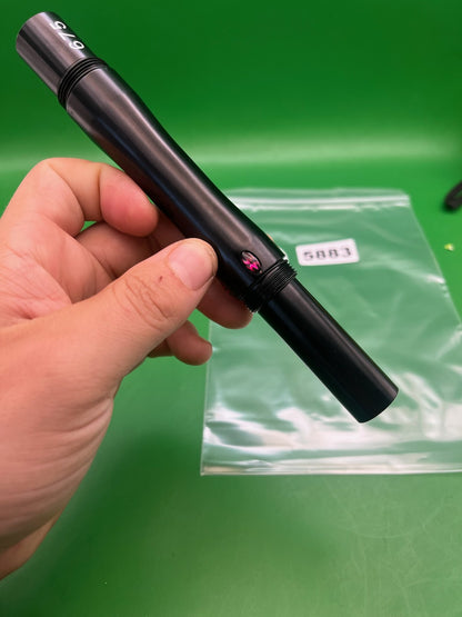 Empire Autococker Barrel Back .675 Black 8" - used paintball barrel back - black