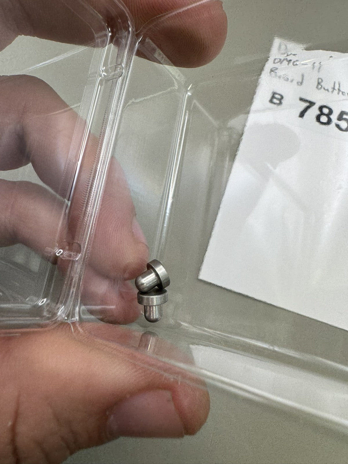 Dye DM6-11 Board Buttons Silver