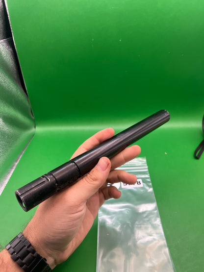 Automag Shorty Barrel  Shape .692 Black - used paintball barrel - black