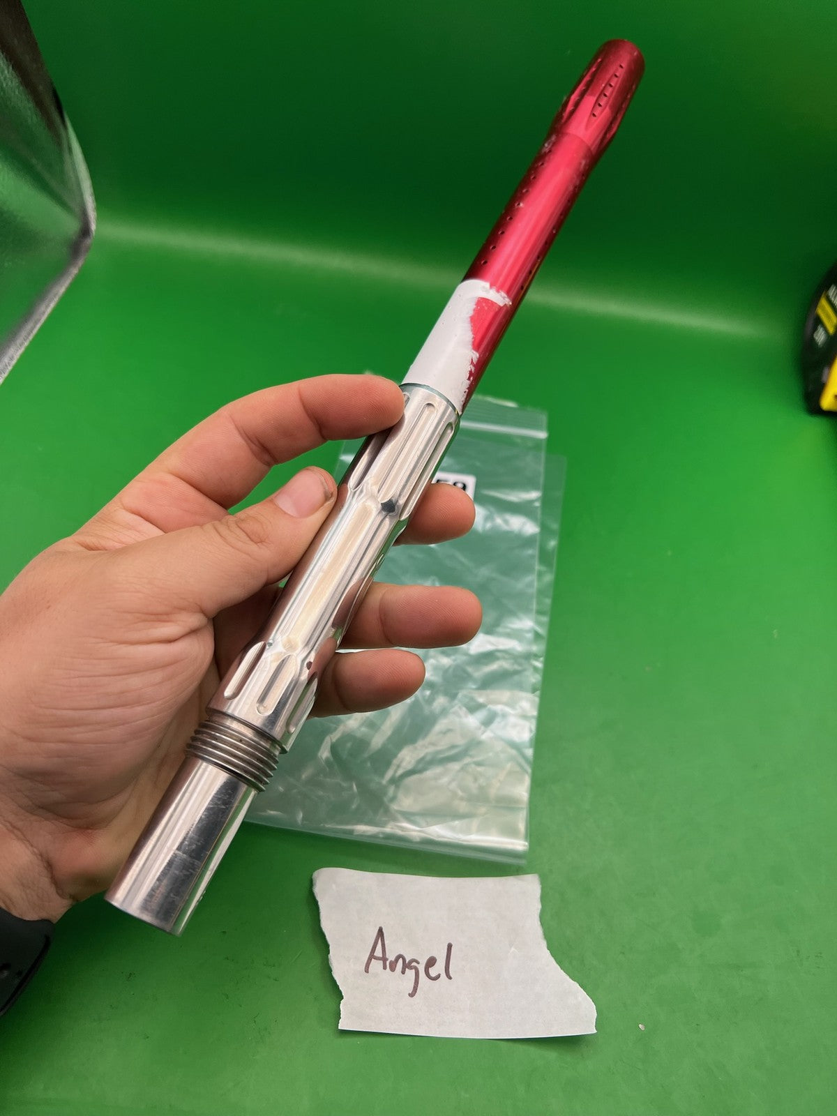 WDP Angel LCD Lapco Barrel 2-Piece Red Silver .689 12in