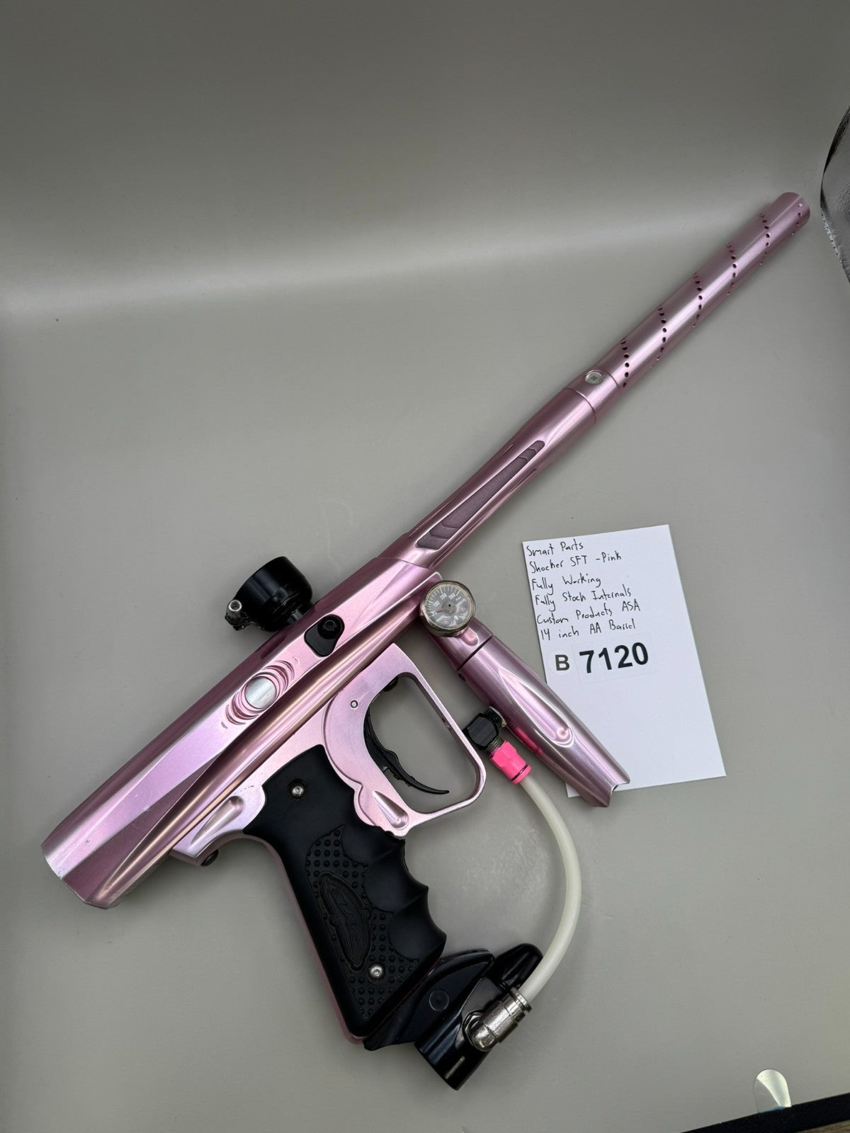 Smart Parts Shocker SFT Pink Paintball Marker Fully Working