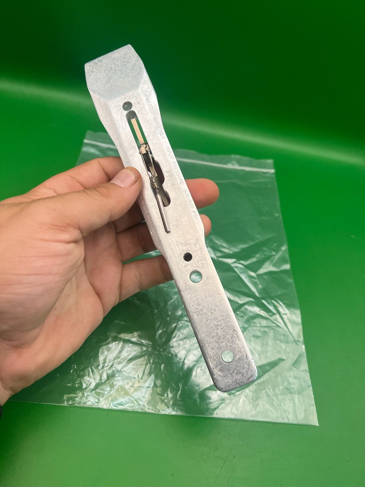 AGD Automag Classic RT Sight Rail Silver Aluminum Used