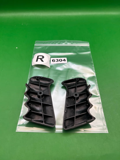 Single Hole Automag Grips - used paintball grip panels - black