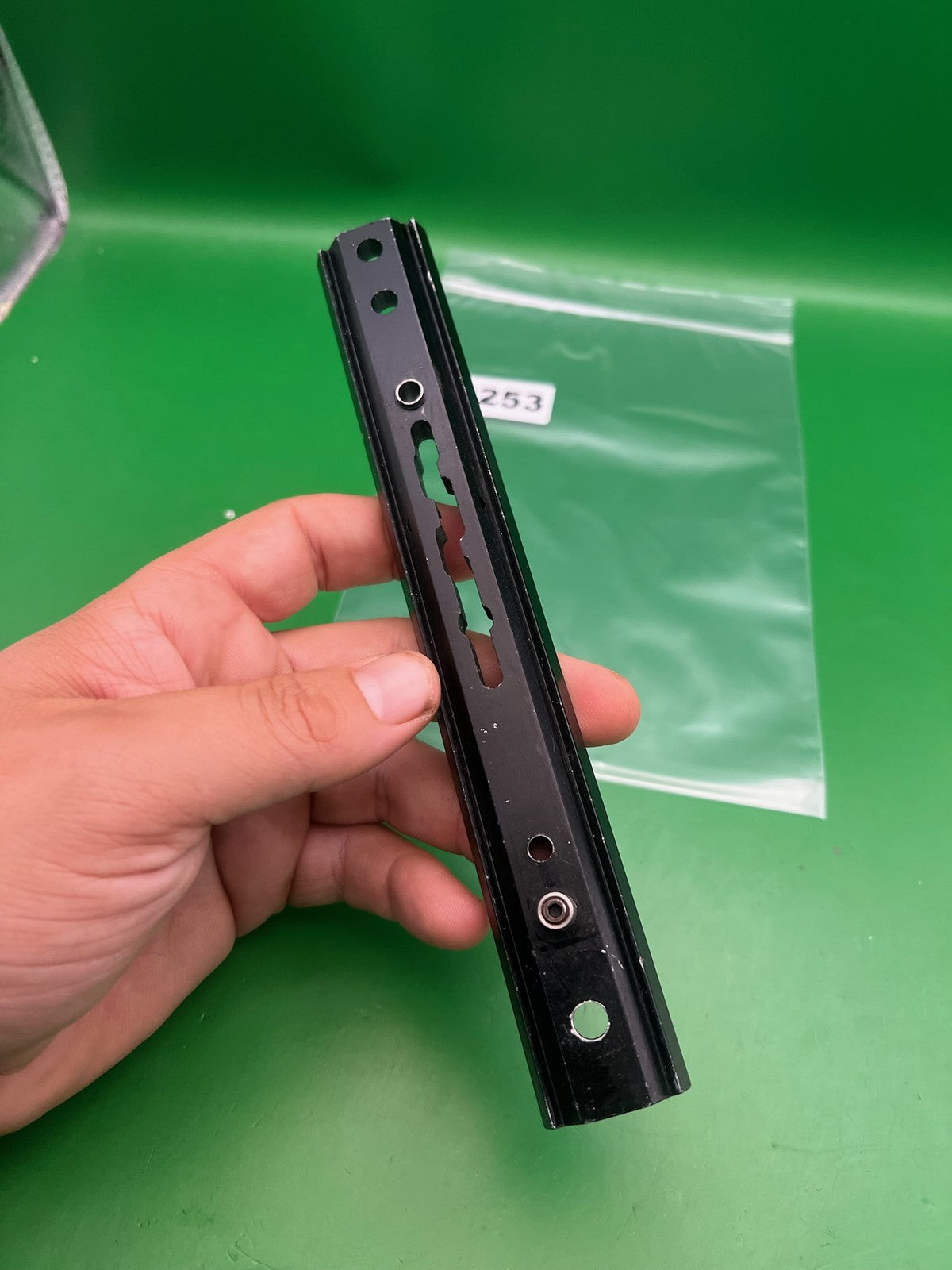 AGD Automag Classic Sight Rail Black Anodized Aluminum