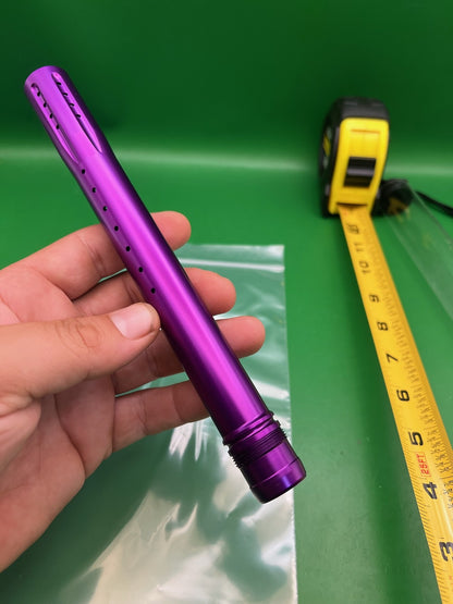 Dye UL Ultralite 14" Barrel Tip Purple Ano Aluminum Paintball Front