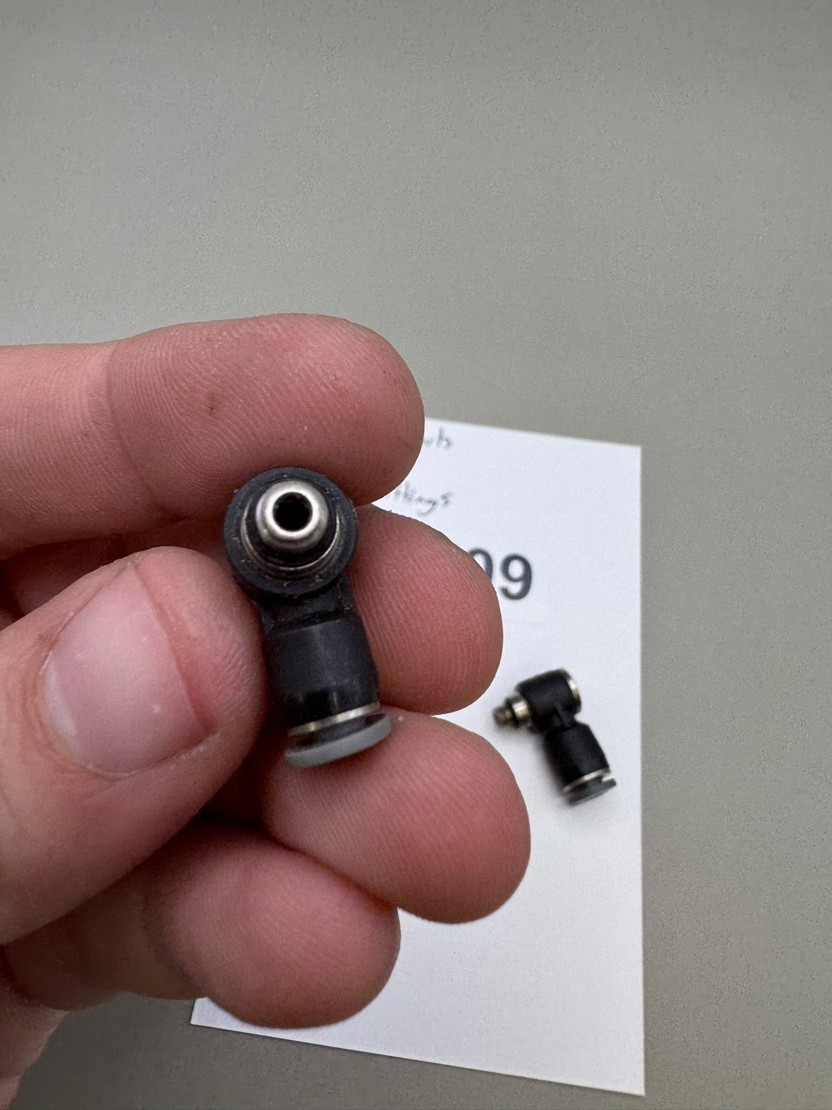 Smart Parts Ion Elbow Fittings Black (2x)