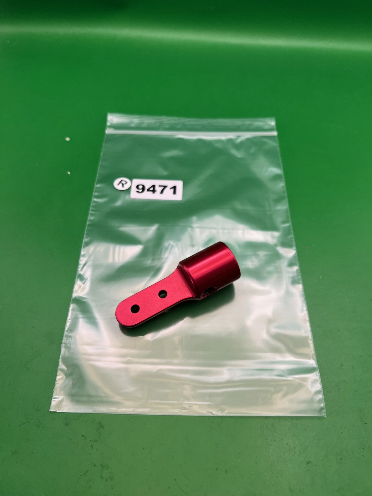 Duckbill Inline ASA Bottomline Air System Adapter Red Anodized Aluminum