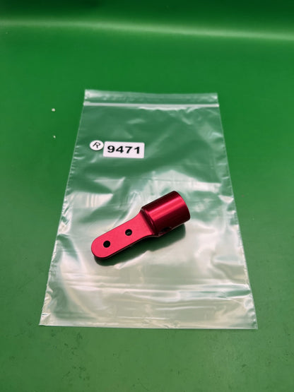 Duckbill Inline ASA Bottomline Air System Adapter Red Anodized Aluminum