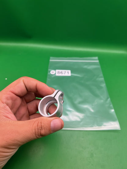 Planet Eclipse Low Rise Clamping Feedneck Collar Silver Aluminum