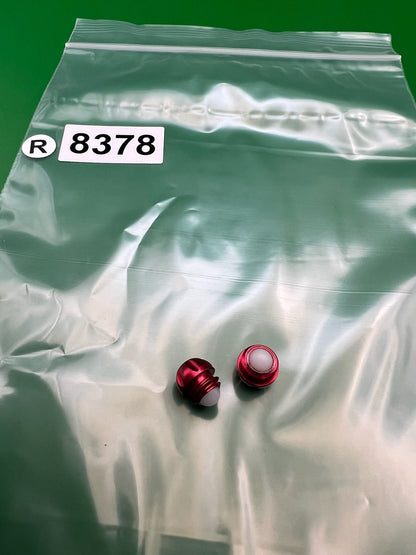Smart Parts Shocker Detent Kit Red Anodized Aluminum Ball Detents 2-Pack