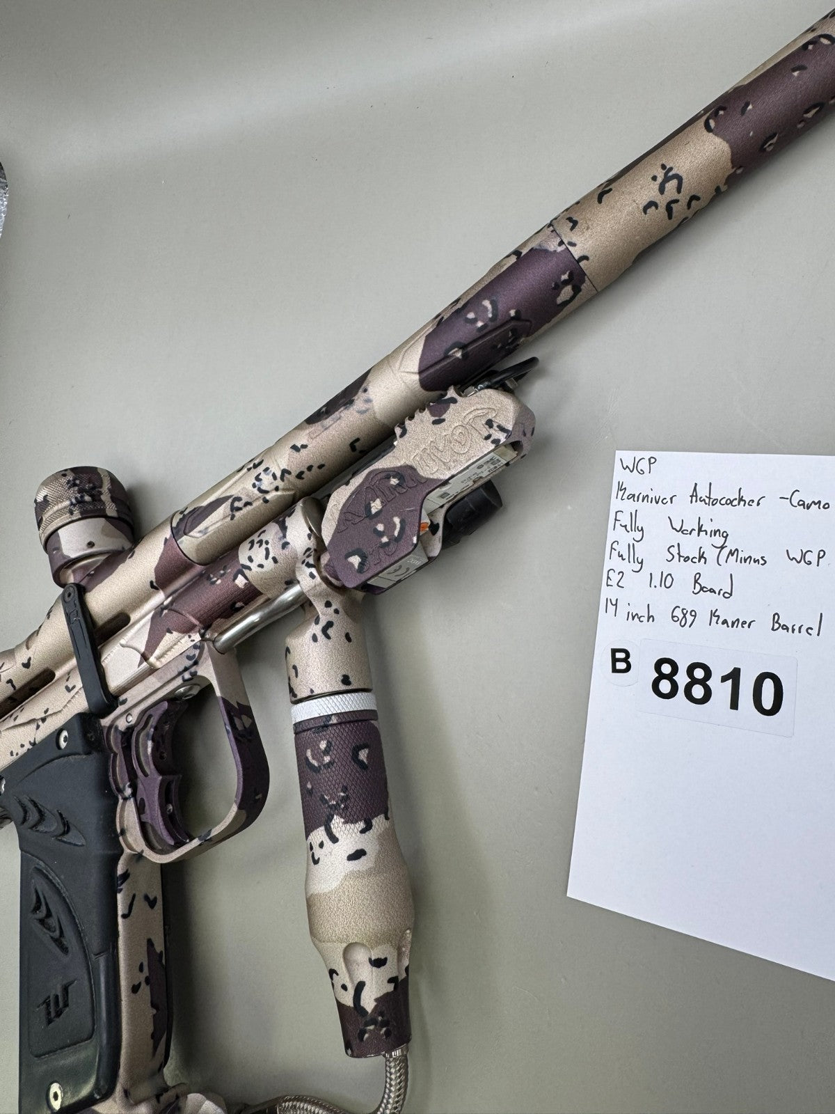 WGP Karnivor Autococker - Camo #3 - Paintball Marker Fully Working